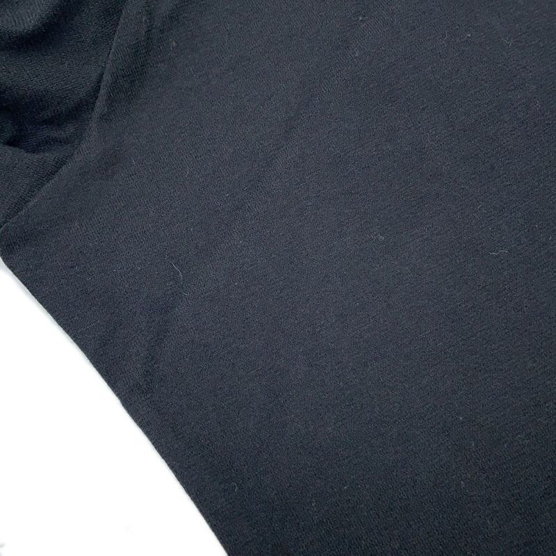 シャネル 長袖カットソー カメリア ロゴ コットン スパンコール レディースサイズXS P63300 CHANEL アパレル 黒