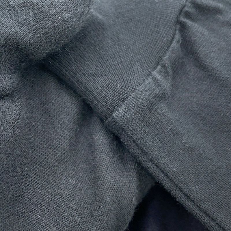 シャネル 長袖カットソー カメリア ロゴ コットン スパンコール レディースサイズXS P63300 CHANEL アパレル 黒