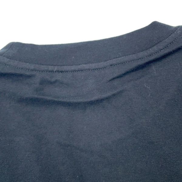 シャネル 長袖カットソー カメリア ロゴ コットン スパンコール レディースサイズXS P63300 CHANEL アパレル 黒