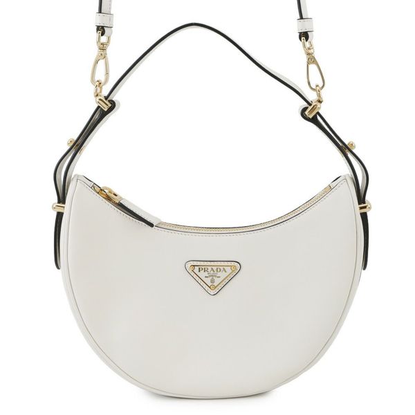 プラダ ショルダーバッグ アーケ スモール レザー 1BC194 PRADA 白 2way