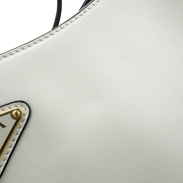 プラダ ショルダーバッグ アーケ スモール レザー 1BC194 PRADA 白 2way