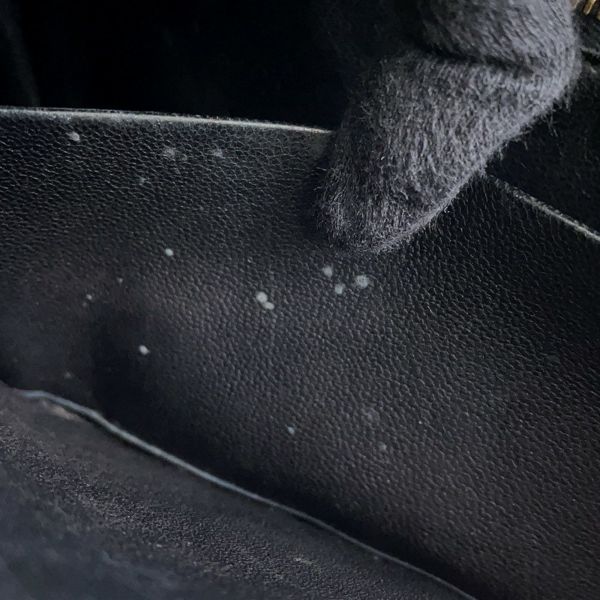 エルメス ショルダーバッグ サンドリーヌ ブラック/ゴールド金具 ボックスカーフ 〇D刻印 HERMES バッグ 黒