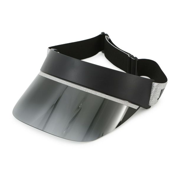 ジミーチュウ サンバイザー ロゴ FN0822 JIMMY CHOO 黒