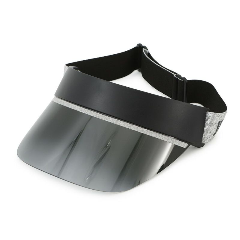 ジミーチュウ サンバイザー ロゴ FN0822 JIMMY CHOO 黒