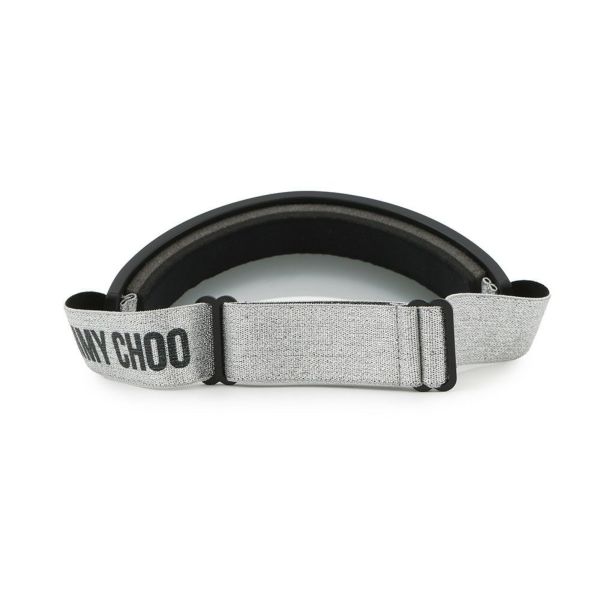 ジミーチュウ サンバイザー ロゴ FN0822 JIMMY CHOO 黒