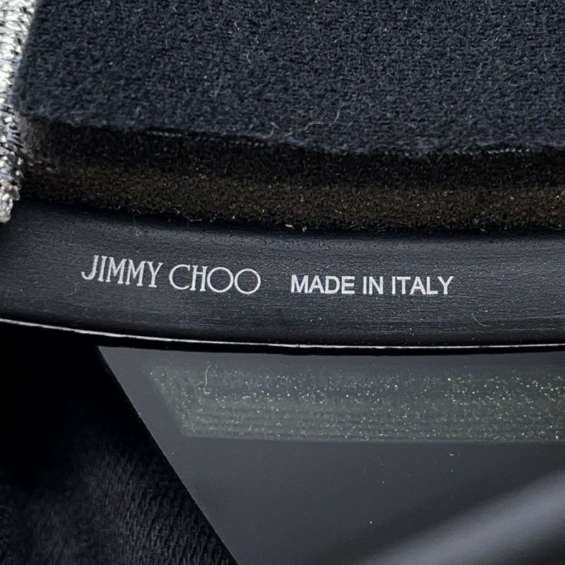 ジミーチュウ サンバイザー ロゴ FN0822 JIMMY CHOO 黒