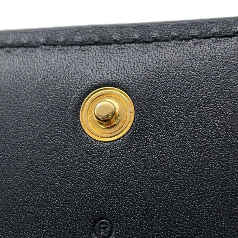 グッチ 二つ折り財布 オフィディア GG ミニウォレット スエード 523155 GUCCI 財布 黒