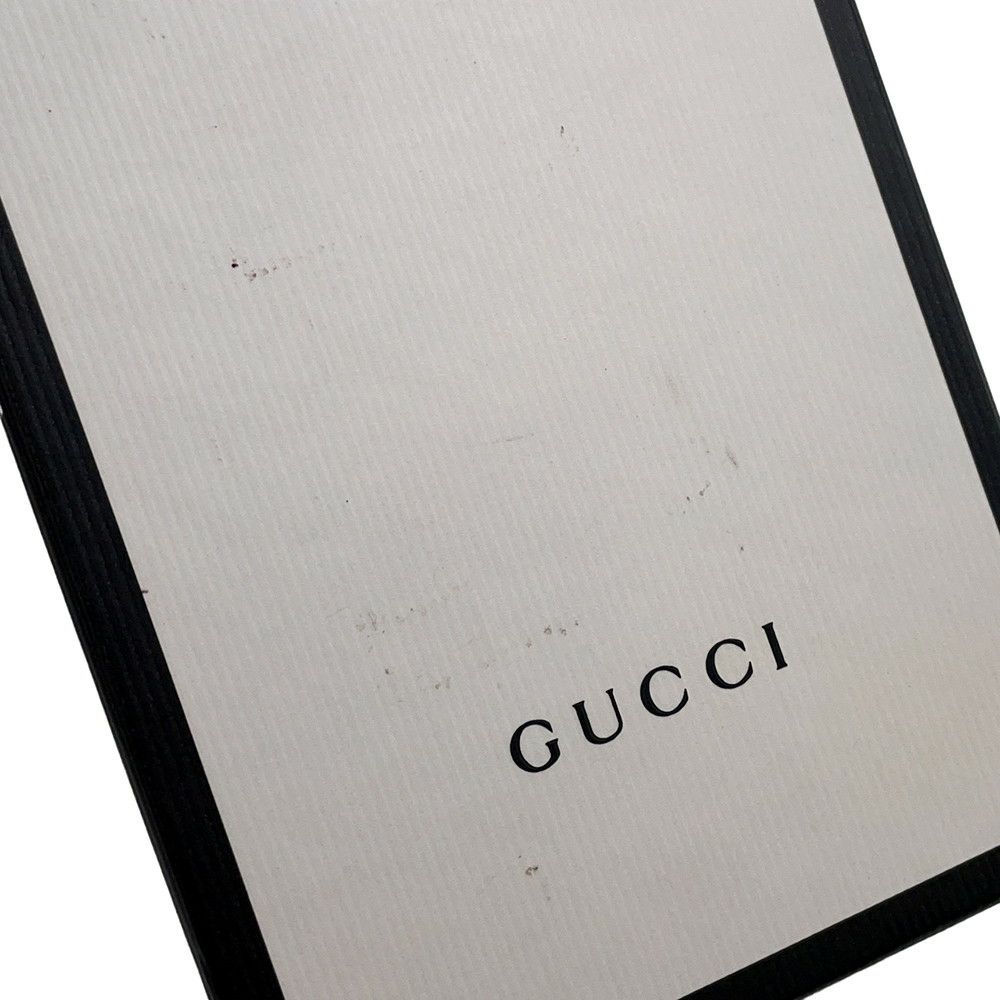 グッチ 二つ折り財布 オフィディア GG ミニウォレット スエード 523155 GUCCI 財布 黒