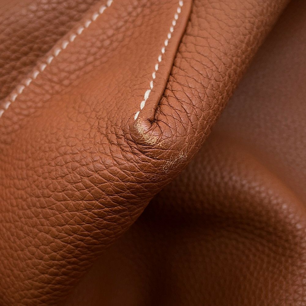 エルメス トートバッグ ドゥブルセンス45 ブルーニュイ/ゴールド トリヨンクレマンス C刻印