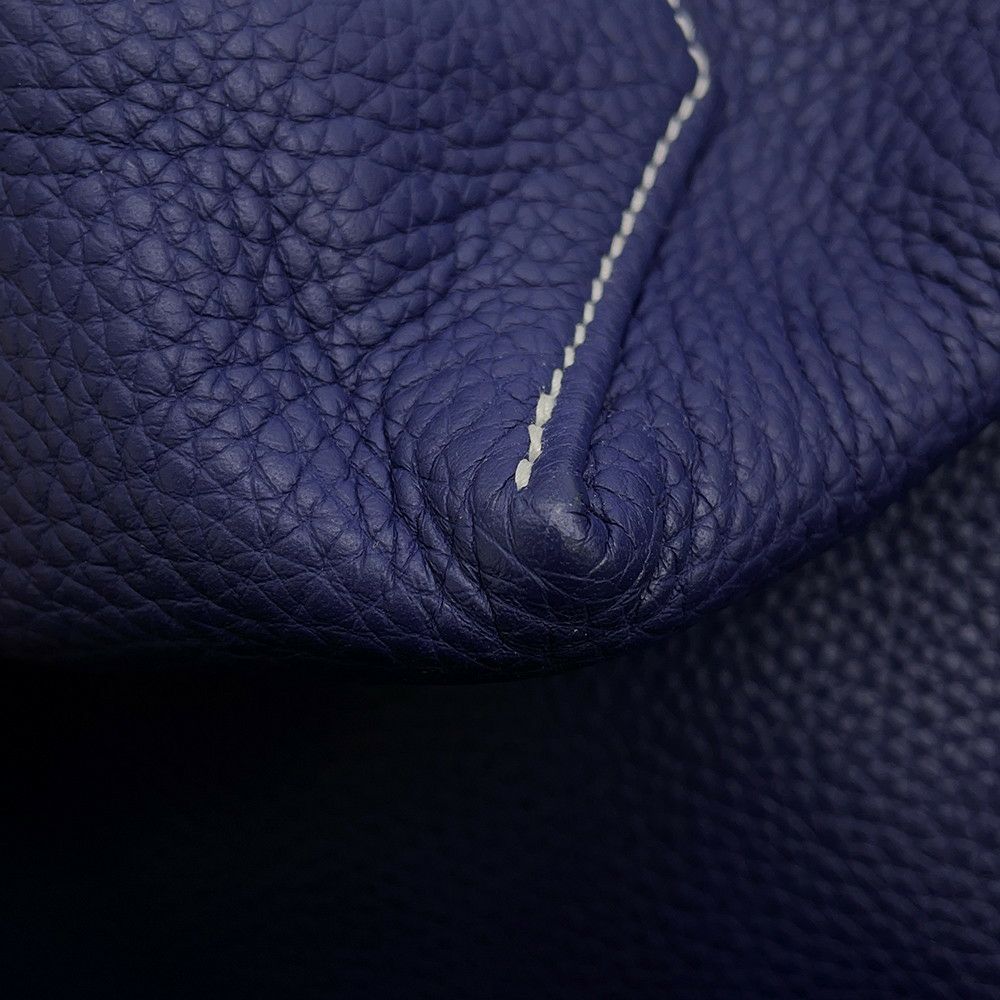 エルメス トートバッグ ドゥブルセンス45 ブルーニュイ/ゴールド トリヨンクレマンス C刻印