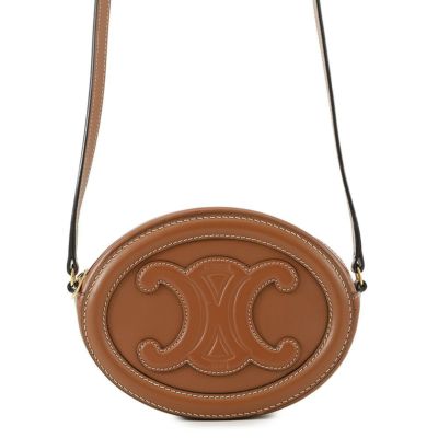 セリーヌ ショルダーバッグ オーバルパース キュイルトリオンフ