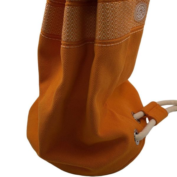 エルメス ショルダーバッグ サックマリーン レシーフ PM オレンジ/シルバー金具 キャンバス HERMES バッグ