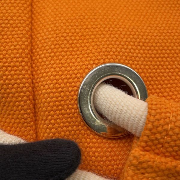 エルメス ショルダーバッグ サックマリーン レシーフ PM オレンジ/シルバー金具 キャンバス HERMES バッグ