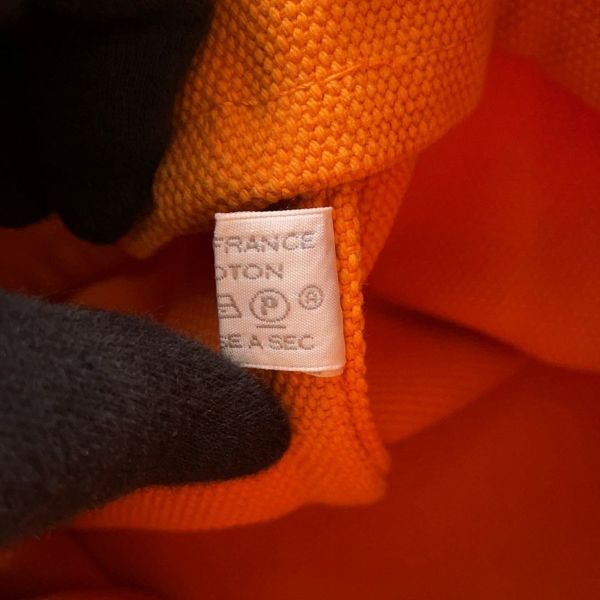 エルメス ショルダーバッグ サックマリーン レシーフ PM オレンジ/シルバー金具 キャンバス HERMES バッグ
