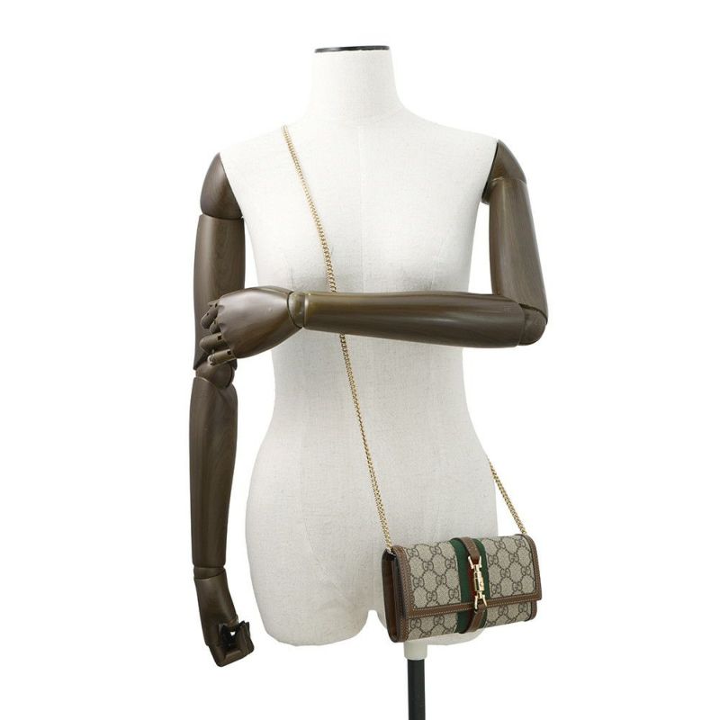 グッチ チェーンウォレット GGスプリーム ジャッキー1961 652681 GUCCI 財布