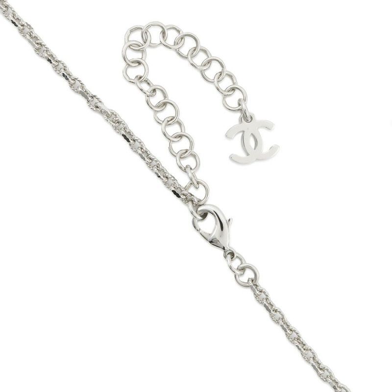 シャネル ネックレス ココマーク フェイクパール ラインストーン I25S ABF723 CHANEL アクセサリー