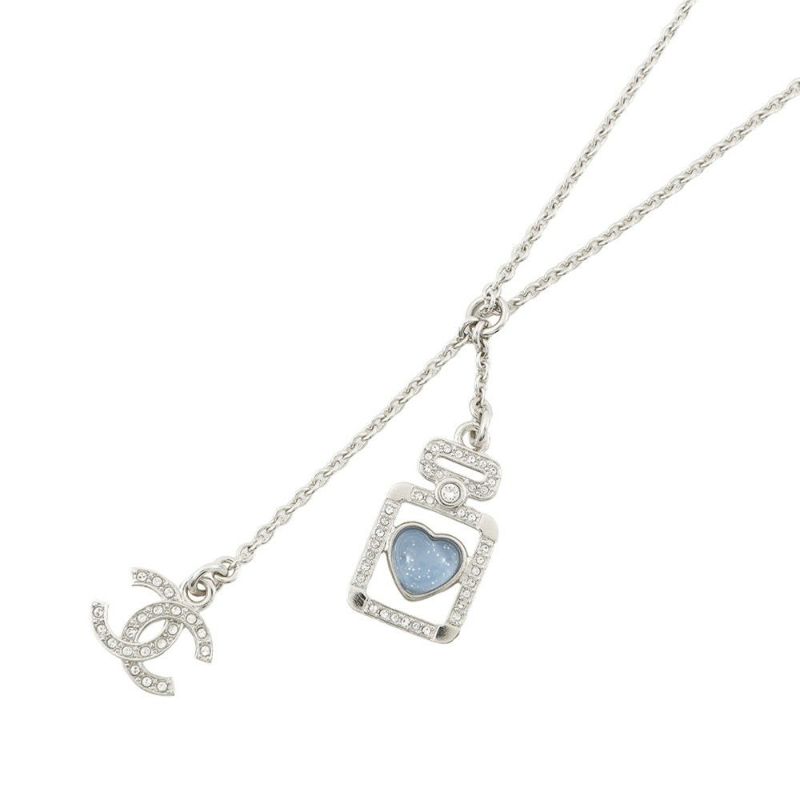 シャネル ネックレス ココマーク 香水モチーフ ラインストーン B25P ABF506 CHANEL アクセサリー