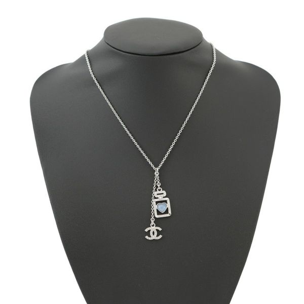 シャネル ネックレス ココマーク 香水モチーフ ラインストーン B25P ABF506 CHANEL アクセサリー