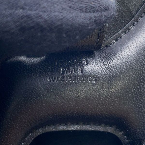 エルメス バッグチャーム ロデオ PM ブラック ラムスキン W刻印 HERMES チャーム ソーブラック