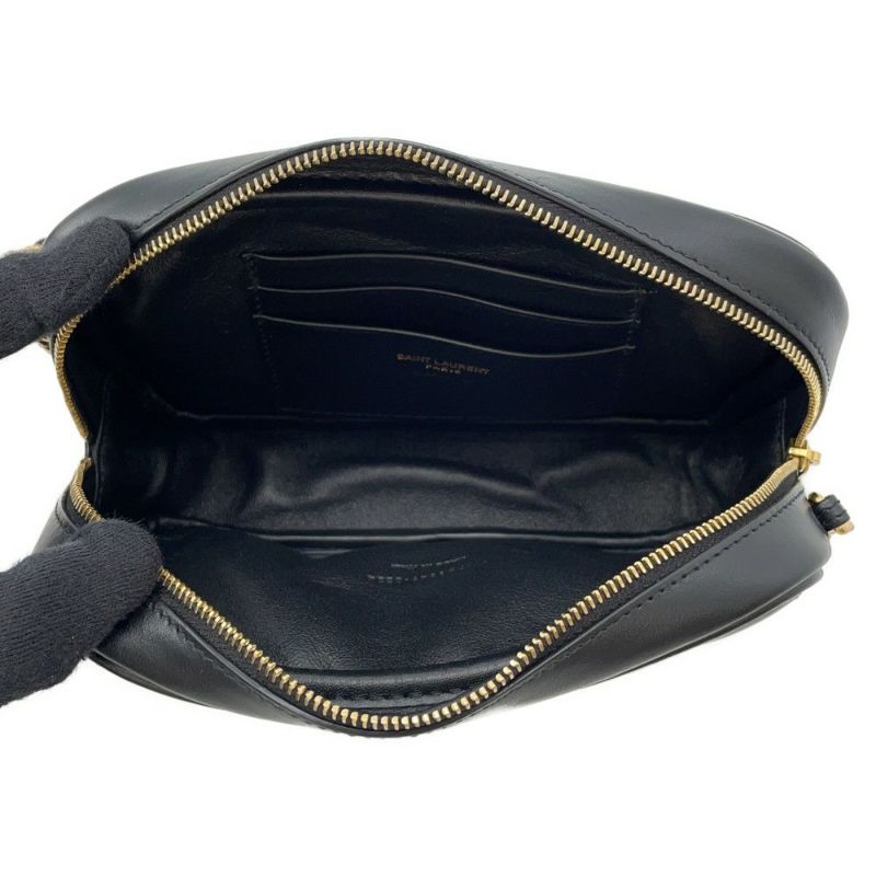 サンローランパリ ショルダーバッグ ルー ミニバッグ カーフレザー 748849 SAINT LAURENT PARIS 黒