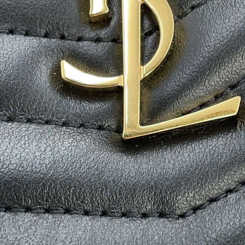 サンローランパリ ショルダーバッグ ルー ミニバッグ カーフレザー 748849 SAINT LAURENT PARIS 黒