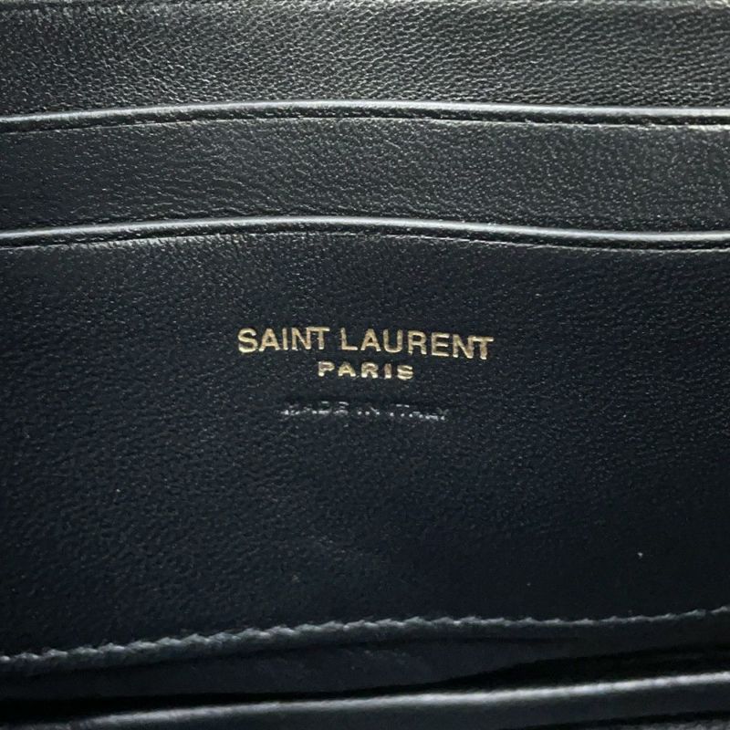サンローランパリ ショルダーバッグ ルー ミニバッグ カーフレザー 748849 SAINT LAURENT PARIS 黒