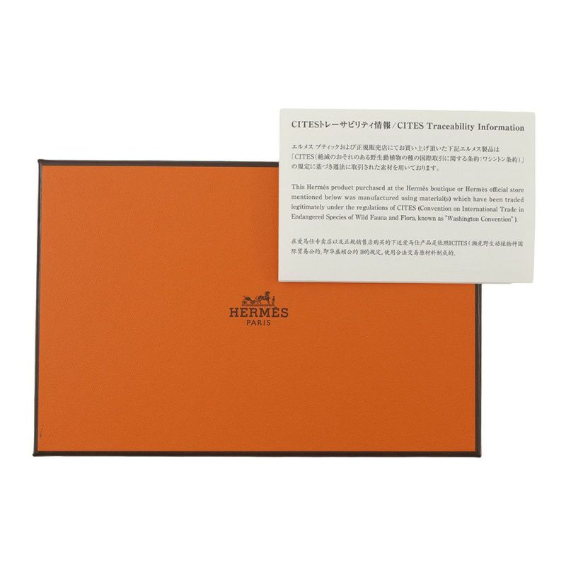 エルメス 長財布 ベアンスフレ パールグレー/ゴールド金具 アリゲーターマット B刻印 HERMES 財布