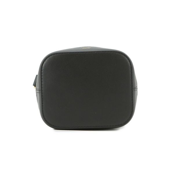 フェンディ ハンドバッグ レザー FFモチーフ モントレゾール ミニバッグ 8BS093 FENDI バッグ 2wayショルダーバッグ 黒