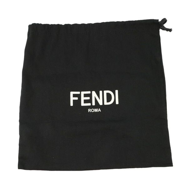フェンディ ハンドバッグ レザー FFモチーフ モントレゾール ミニバッグ 8BS093 FENDI バッグ 2wayショルダーバッグ 黒