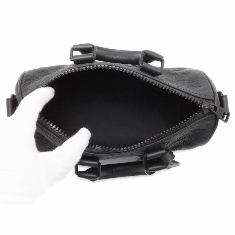 ルイヴィトン ハンドバッグ トリヨンレザー キーポル・バンドリエール25 M20900 2wayショルダー ブラック 黒