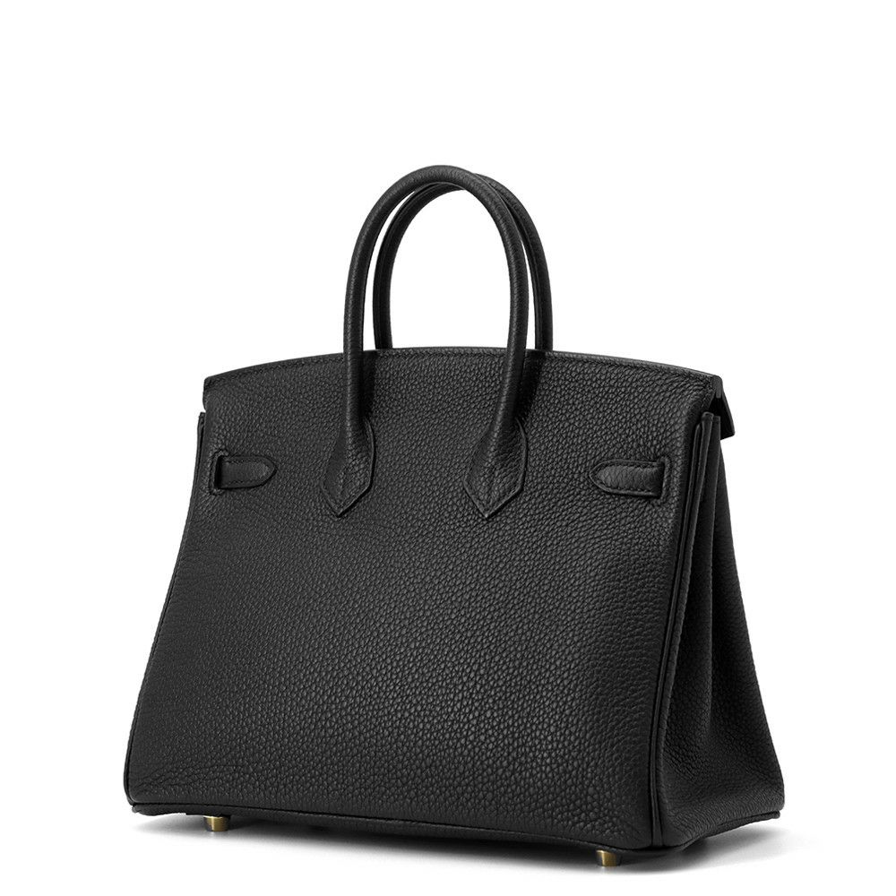 エルメス バーキン25 ブラック/ゴールド金具 トゴ U刻印 HERMES Birkin ハンドバッグ 黒