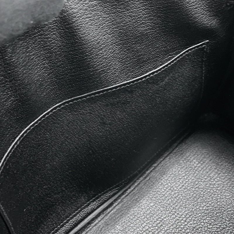 エルメス バーキン25 ブラック/ゴールド金具 トゴ U刻印 HERMES Birkin ハンドバッグ 黒