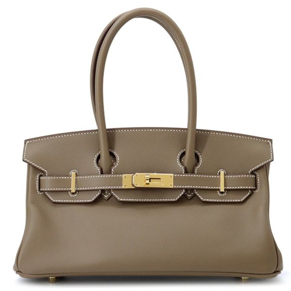 エルメス ショルダーバーキン29 エトゥープ/ゴールド金具 エバーカラー K刻印 HERMES Birkin