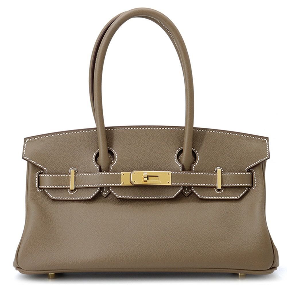 エルメス ショルダーバーキン29 エトゥープ/ゴールド金具 エバーカラー K刻印 HERMES Birkin