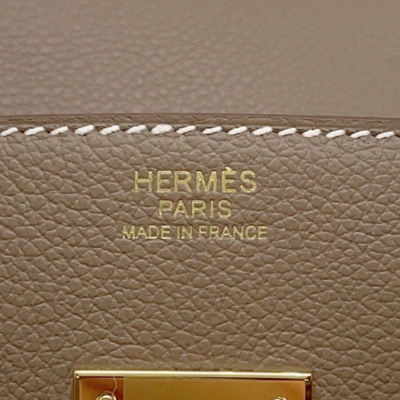エルメス ショルダーバーキン29 エトゥープ/ゴールド金具 エバーカラー K刻印 HERMES Birkin