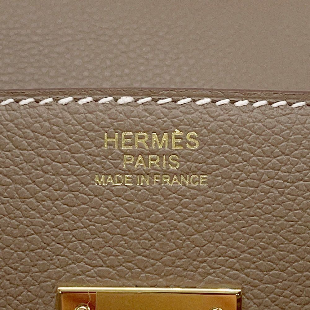 エルメス ショルダーバーキン29 エトゥープ/ゴールド金具 エバーカラー K刻印 HERMES Birkin
