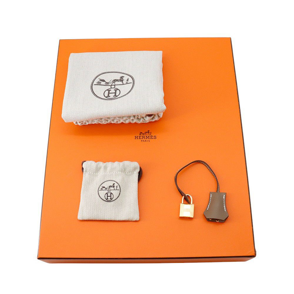 エルメス ショルダーバーキン29 エトゥープ/ゴールド金具 エバーカラー K刻印 HERMES Birkin