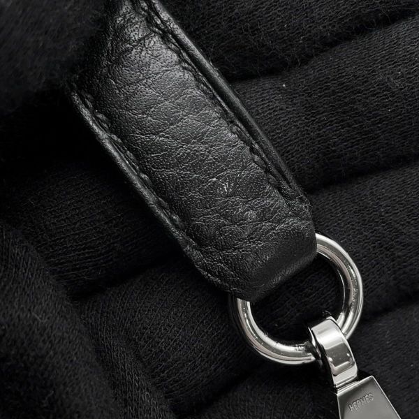 エルメス ハンドバッグ ボリード31 ブラック/シルバー金具 トリヨンクレマンス □O刻印 2wayショルダー 黒