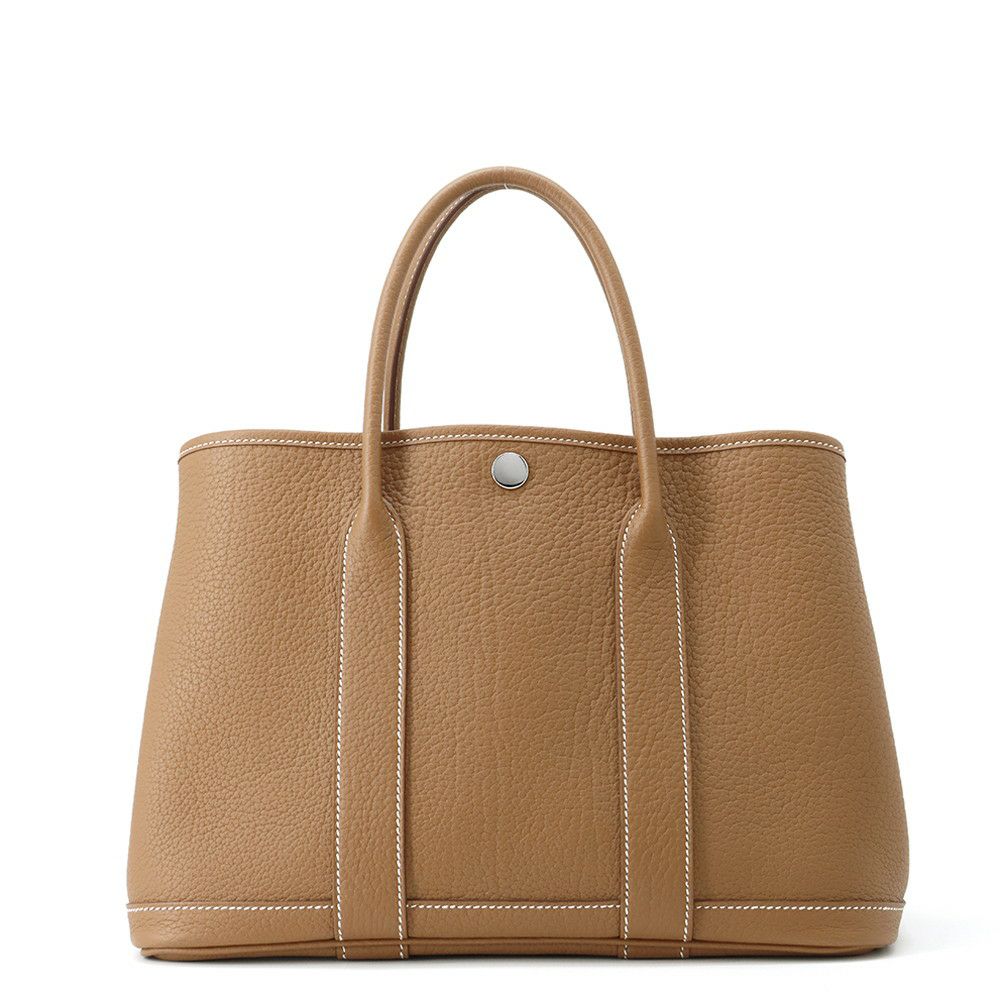 エルメス トートバッグ ガーデンパーティTPM ゴールド/シルバー金具 ネゴンダ B刻印