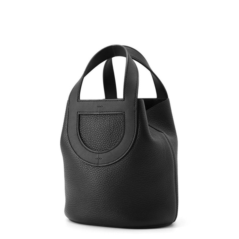 エルメス トートバッグ インザループ 18 ブラック/ゴールド金具 トリヨンクレマンス B刻印 黒