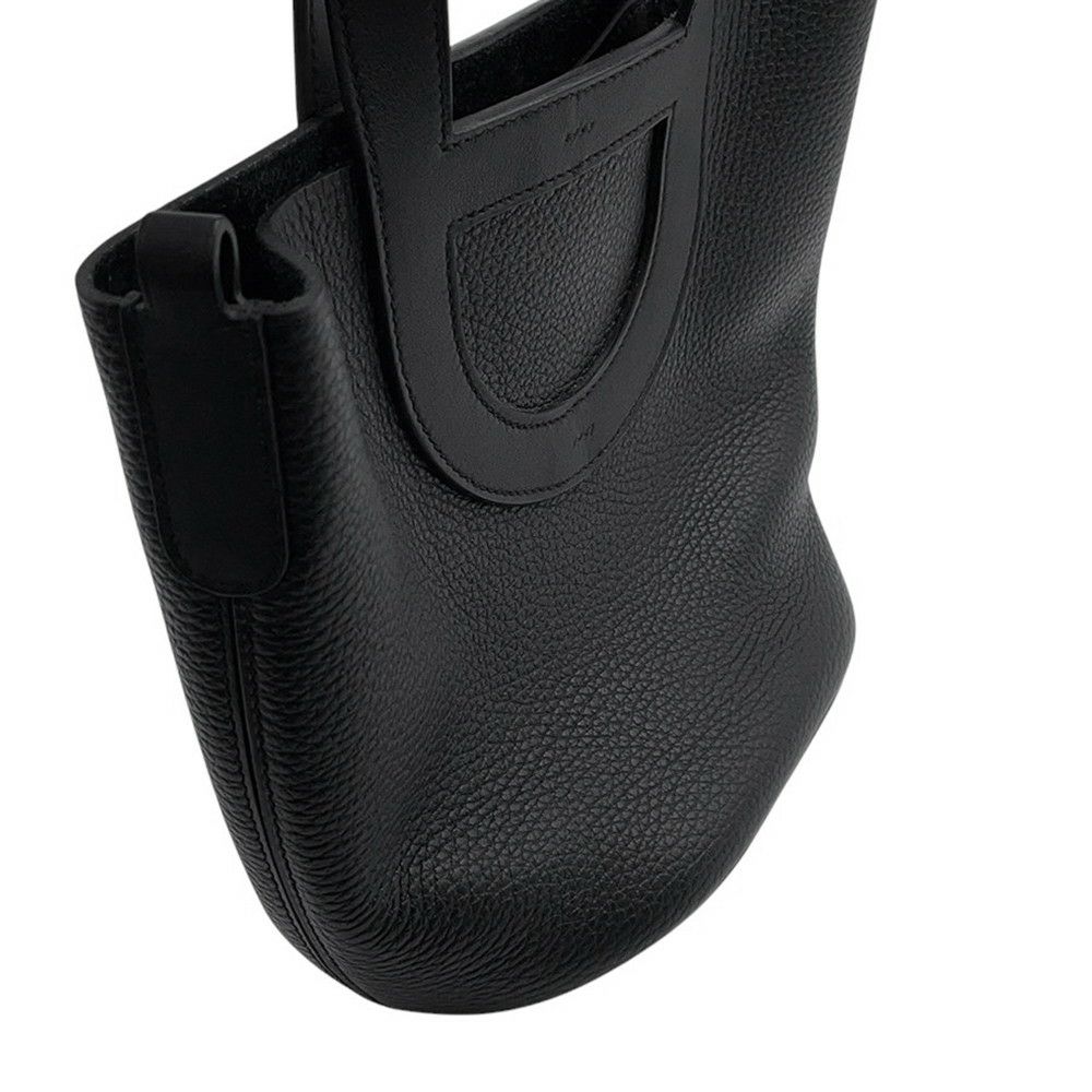 エルメス トートバッグ インザループ 18 ブラック/ゴールド金具 トリヨンクレマンス B刻印 黒