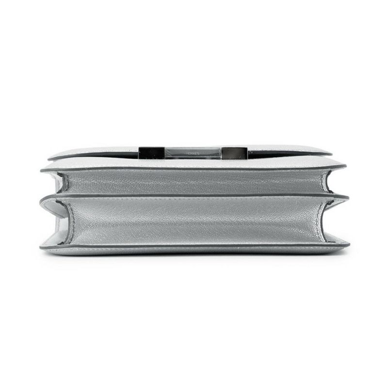 エルメス ミニ コンスタンス3 ミロワール アルジャン/シルバー金具 シェブルシャムキラ K刻印 シェーブル