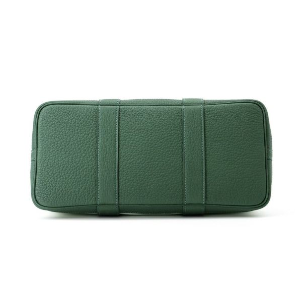 エルメス ガーデンパーティTPM ヴェールペパーミント/ヴェールモワイヤン/シルバー金具 トワルミリタリー/ネゴンダ W刻印