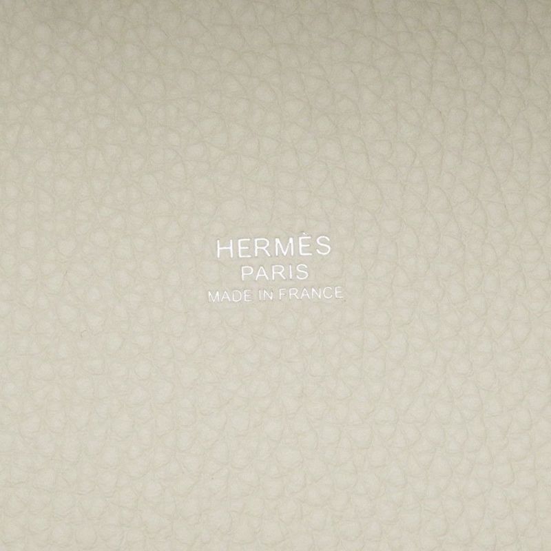 エルメス ハンドバッグ ピコタンロックMM べトン/シルバー金具 トリヨンクレマンス K刻印 HERMES トートバッグ