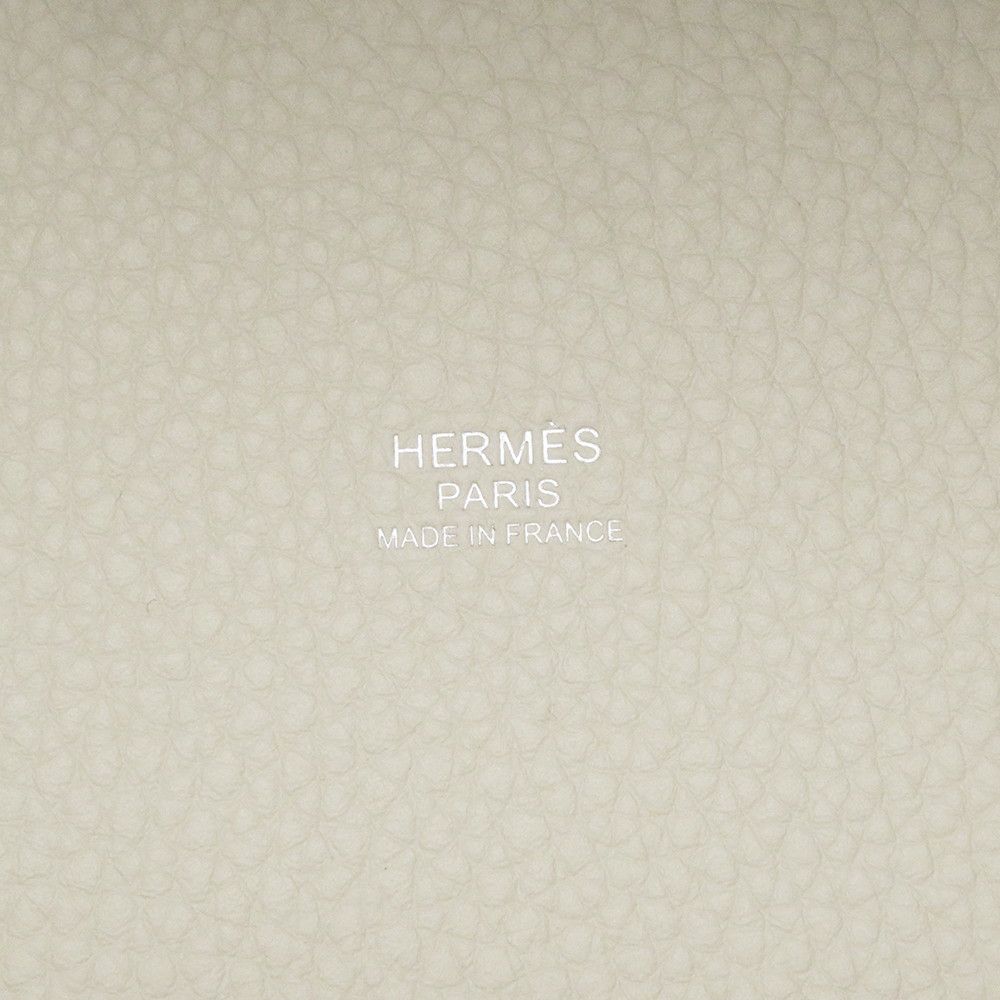 エルメス ハンドバッグ ピコタンロックMM べトン/シルバー金具 トリヨンクレマンス K刻印 HERMES トートバッグ
