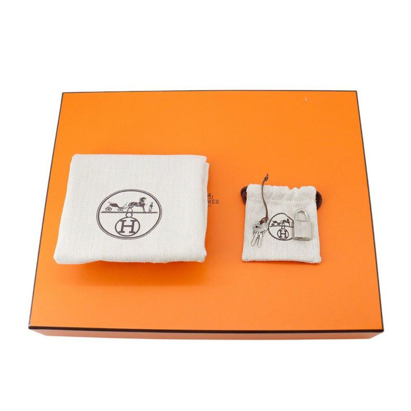 エルメス ハンドバッグ ピコタンロックMM べトン/シルバー金具 トリヨンクレマンス K刻印 HERMES トートバッグ