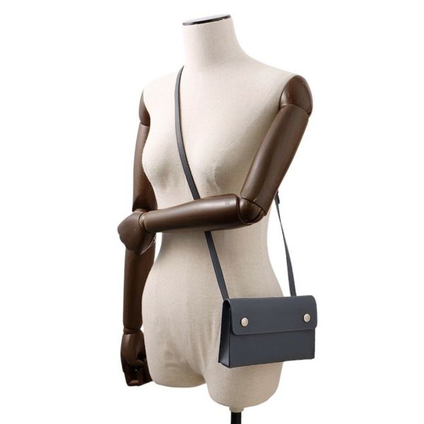 エルメス ショルダーウォレット ナップ トゥーゴー グリミスティ/シルバー金具 エプソン K刻印