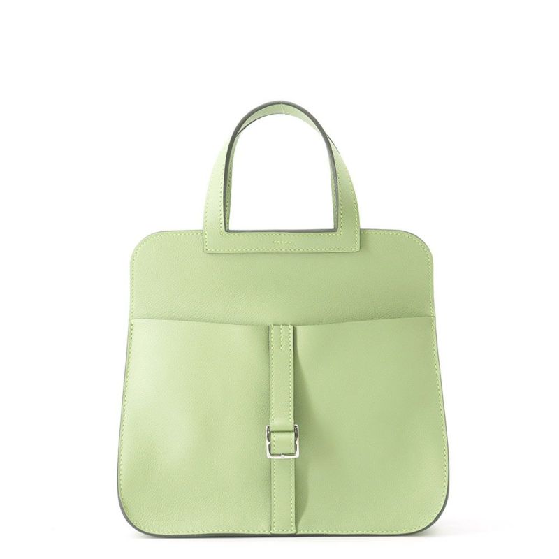 エルメス ハンドバッグ アルザン25 ヴェールクリケット/シルバー金具 エバーカラー U刻印 2wayショルダー