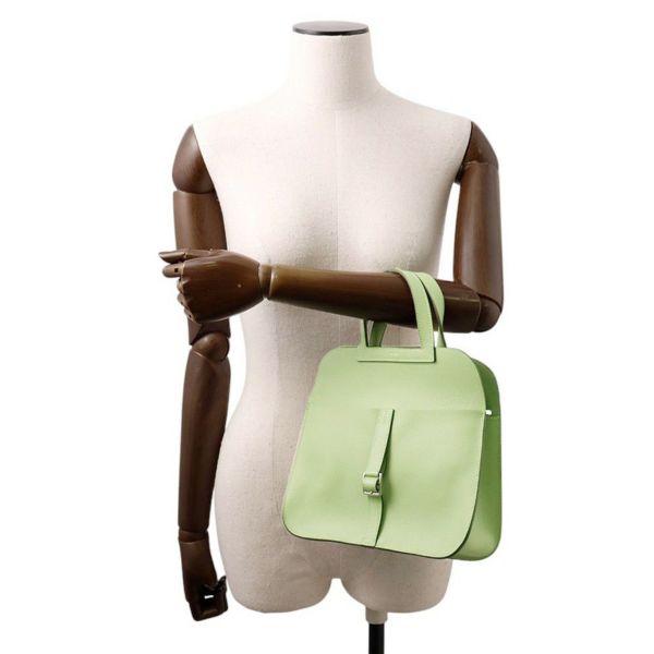 エルメス ハンドバッグ アルザン25 ヴェールクリケット/シルバー金具 エバーカラー U刻印 2wayショルダー