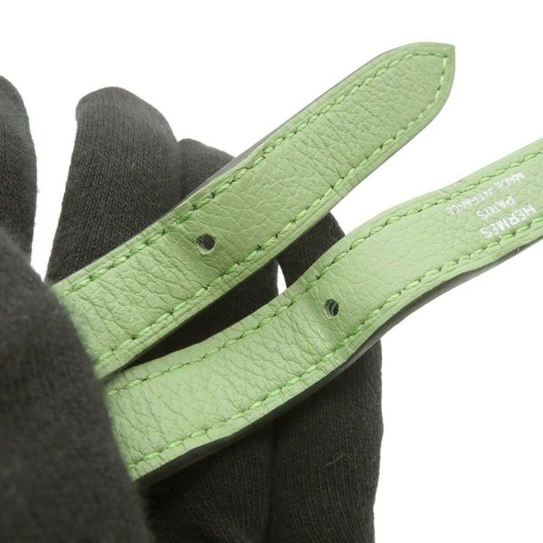 エルメス ハンドバッグ アルザン25 ヴェールクリケット/シルバー金具 エバーカラー U刻印 2wayショルダー